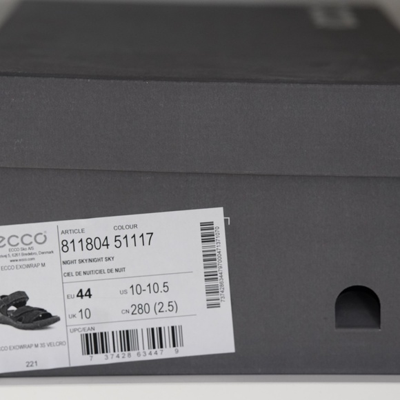 Men Sandals ECCO Sport Exowrap 3-Strap Sandal Night Sky Blue EU 44 US 10 10.5 main image 4